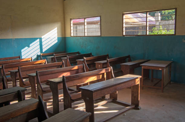 A classroom waiting for its computer lab